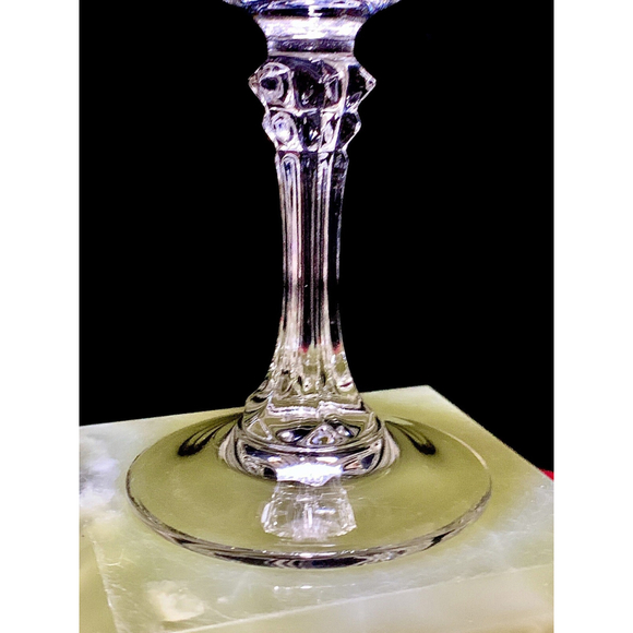 Elegant Vtg Cristal d' Arques Longchamp 6 oz Crystal Wine Glass 6.5” Excellent - Picture 4 of 8